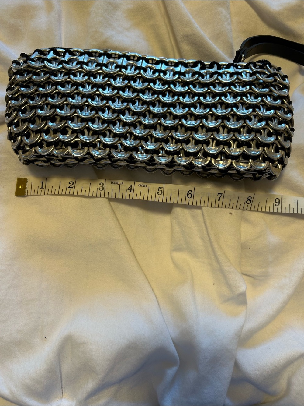 Classic Silver “POPTOP”Women's Wristlet Clutch